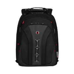 Рюкзак WENGER Legacy 16'', черный/серый, полиэстер/ПВХ, 35 x 25 x 45 см, 24 л для нанесения логотипа