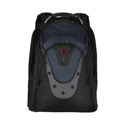 Рюкзак WENGER Ibex 17", черный/синий, полиэстер/ПВХ, 37 x 26 x 47 см, 23 л для нанесения логотипа