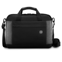 Портфель для ноутбука 16'' WENGER, черный/серый, полиэстер, 43 x 9 x 31 см, 9 л для нанесения логотипа