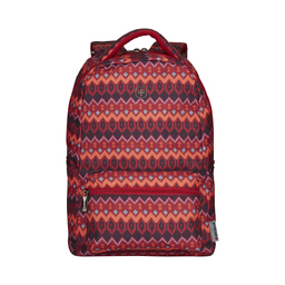 Рюкзак WENGER Colleague 16'', красный с рисунком, полиэстер, 36 x 25 x 45 см, 22 л для нанесения логотипа