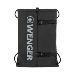 Рюкзак-мешок на завязках WENGER XC Fyrst, черный, полиэстер, 35x1x48 см, 12 л для нанесения логотипа