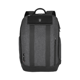 Рюкзак VICTORINOX Architecture Urban2 City Backpack 14'', серый, полиэстер / кожа, 30x19x42 см, 17 л для нанесения логотипа