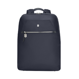 Рюкзак VICTORINOX Victoria Signature Compact Backpack, синий, нейлон/кожа, 30x16x38 см для нанесения логотипа