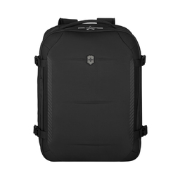 Рюкзак VICTORINOX Crosslight Boarding Bag, черный, RPET полиэстер, 39x22x53 см, 37 л для нанесения логотипа