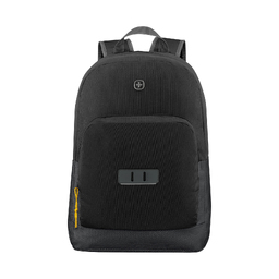 Рюкзак WENGER NEXT 23 Crango 16", чёрный, переработанный ПЭТ, 33х22х46 см, 25л для нанесения логотипа