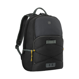 Рюкзак WENGER Trayl 15.6", чёрный, переработанный ПЭТ, 34 x 20 x 45 см, 22 л. для нанесения логотипа