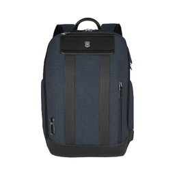 Рюкзак VICTORINOX Architecture Urban2 City Backpack 14'', синий, полиэстер / кожа, 30x19x42 см, 17 л для нанесения логотипа