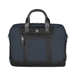 Портфель VICTORINOX Architecture Urban2 Briefcase 15'', синий, полиэстер/кожа, 42x13x31 см, 16 л для нанесения логотипа