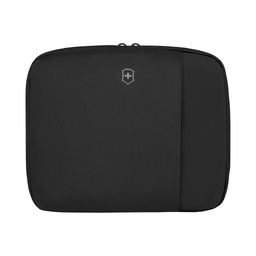 Несессер VICTORINOX Travel Essentials с крючком для подвешивания, чёрный, полиэстер, 27x11x22 см для нанесения логотипа