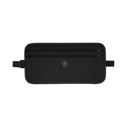 Сумка на пояс VICTORINOX Travel Essentials Security Belt Bag, черная, полиэстер, 28х1х14 см для нанесения логотипа
