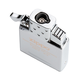 Газовый вставной блок для широкой зажигалки Zippo, одинарное турбо пламя, нержавеющая сталь для нанесения логотипа