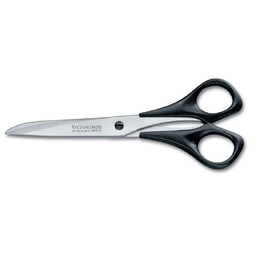 Ножницы бытовые VICTORINOX 16 см, чёрная рукоять для нанесения логотипа