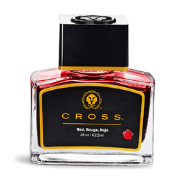 Флакон с чернилами Cross для перьевой ручки, красный, 62,5 мл для нанесения логотипа