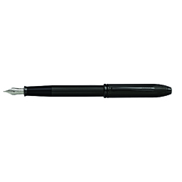 Перьевая ручка CROSS коллекция «ТАУНСЕНД | TOWNSEND» Matte Black PVD, перо F для нанесения логотипа
