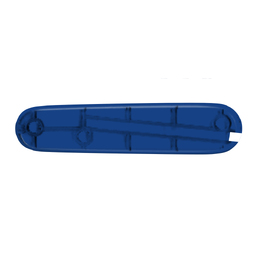 Задняя накладка для ножей VICTORINOX 84 мм, пластиковая, полупрозрачная синяя для нанесения логотипа