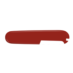 Задняя накладка для ножей VICTORINOX 91 мм, пластиковая, красная для нанесения логотипа