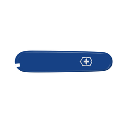 Передняя накладка для ножей VICTORINOX 91 мм, пластиковая, синяя для нанесения логотипа