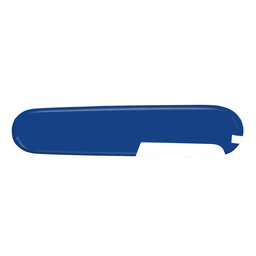 Задняя накладка для ножей VICTORINOX 91 мм, пластиковая, синяя для нанесения логотипа