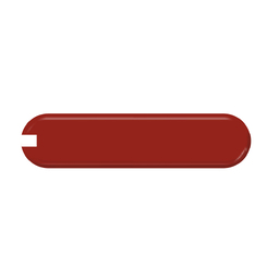 Задняя накладка для ножей VICTORINOX 58 мм, пластиковая, красная для нанесения логотипа