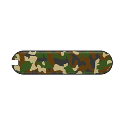 Задняя накладка для ножа VICTORINOX Classic SD (0.6223.94) 58 мм, пластиковая, зелёный камуфляж для нанесения логотипа