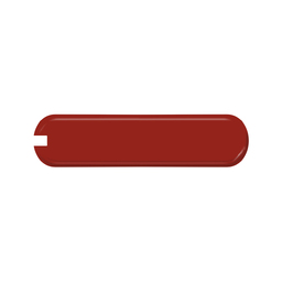 Задняя накладка для ножей VICTORINOX 65 мм, пластиковая, красная для нанесения логотипа