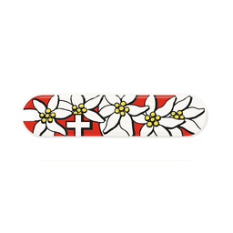 Универсальная накладка для ножей VICTORINOX 65 мм, пластиковая, дизайн Edelweiss для нанесения логотипа