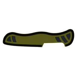 Задняя накладка для ножей VICTORINOX Swiss Soldier's Knife 08 111 мм, нейлоновая, зелёно-чёрная для нанесения логотипа