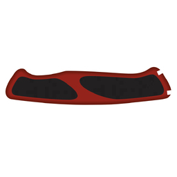 Задняя накладка для ножей VICTORINOX 130 мм, нейлоновая, красно-чёрная для нанесения логотипа
