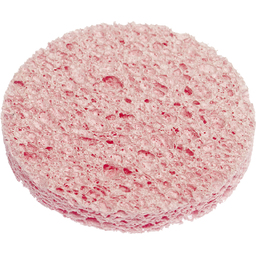 Спонж Dewal Beauty для снятия макияжа, розовый, 60 x 60 x 8 мм, 3 шт для нанесения логотипа
