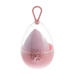 Спонж Dewal Beauty для нанесения макияжа (в кейсе), (1шт /уп), цвет розовый для нанесения логотипа