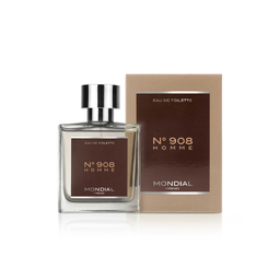 Туалетная вода MONDIAL №908 HOMME EAU DE TOILETTE, 100 мл для нанесения логотипа