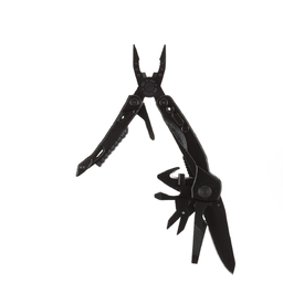 Мультитул Stinger, 105х45 мм, 13 функций, сталь, чёрный, в комплекте 9 насадок и нейлоновый чехол для нанесения логотипа