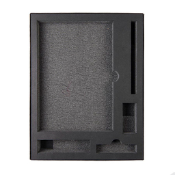 Коробка "Tower", сливбокс, размер 20*29*4.5 см, картон черный,300 гр. ложемент изолон для нанесения логотипа