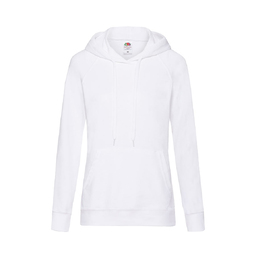 Толстовка женская без начеса LIGHTWEIGH HOODED SWEAT 240 для нанесения логотипа