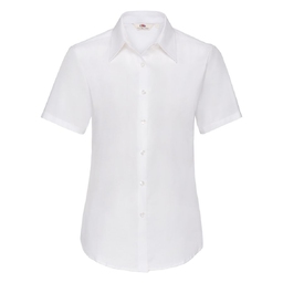 Рубашка женская SHORT SLEEVE OXFORD SHIRT LADY-FIT 130 для нанесения логотипа