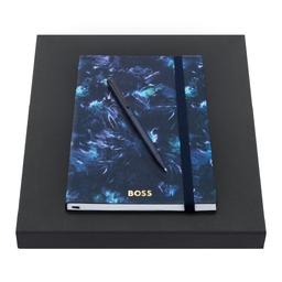 Набор HUGO BOSS (шариковая ручка и блокнот A5) для нанесения логотипа