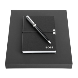 Набор HUGO BOSS (шариковая ручка и блокнот A6) для нанесения логотипа