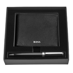 Набор HUGO BOSS (шариковая ручка и кошелек) для нанесения логотипа