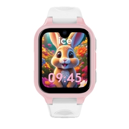 Детские смарт-часы ICE 4G 2.0 розовый - белый для нанесения логотипа