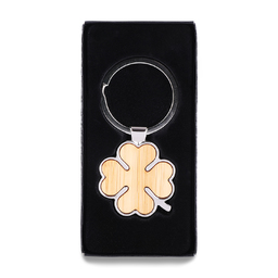 Брелок Bray Clover, коричневый для нанесения логотипа
