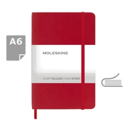 Блокнот MOLESKINE A6 для нанесения логотипа