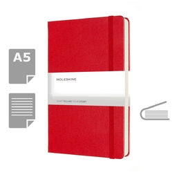 Блокнот MOLESKINE A5 для нанесения логотипа