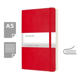 Блокнот MOLESKINE A5 для нанесения логотипа