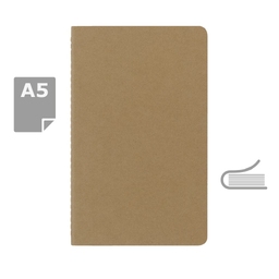 Блокнот MOLESKINE Cahier примерно формата A5 для нанесения логотипа
