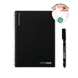 Infinitebook LINED A5. A5 INFINITEBOOK с гибкой обложкой и 15 линованными страницами для нанесения логотипа