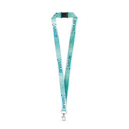 Ланьярд DOVER. SET SUBLIMATION Long II (20 мм) из переработанного полиэстера (100% rPET) с крючком-триггером 20 мм и предохранительной застежкой для нанесения логотипа