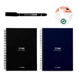 Набор для начинающих INFINITE PLANNER A5. в комплект входит A5INFINITE дневник, набор для чистки, маркер и держатель. для нанесения логотипа