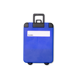 CHARTER багажная бирка ROYAL BLUE для нанесения логотипа