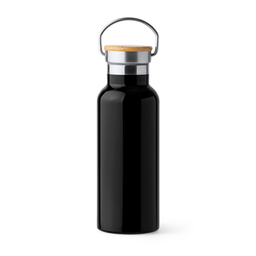 Бутылка TISET BLACK для нанесения логотипа
