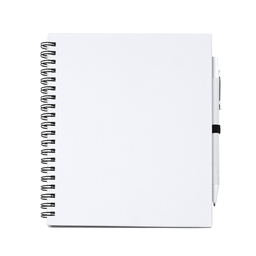 Блокнот LEYNAX WHITE для нанесения логотипа